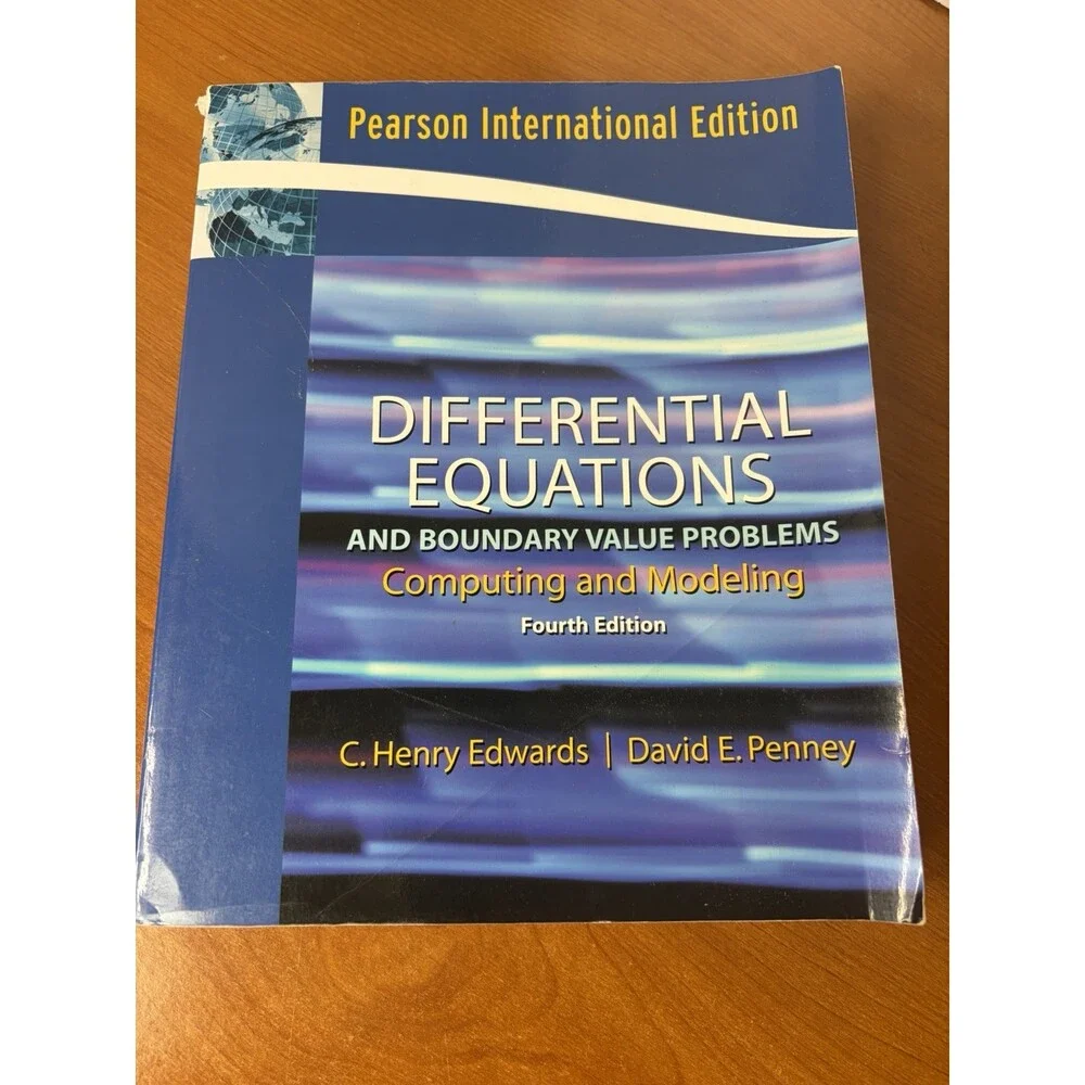 Differential Equations Pearson I Yet national Edition C. Henry Edwards, David E